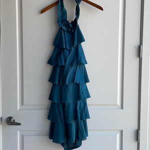 NWT Esley Ruffle Halter Dress